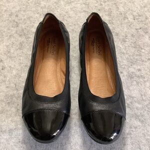 Josef Seibel Women's Pippa 07 Flat leather shoes size EUR40 Black Calk Kombi